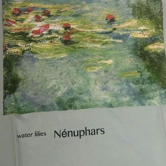 Knitswell urban outfitters  Nenuphars Monet Water Lilies Tee Shirt - Picture 2 of 6